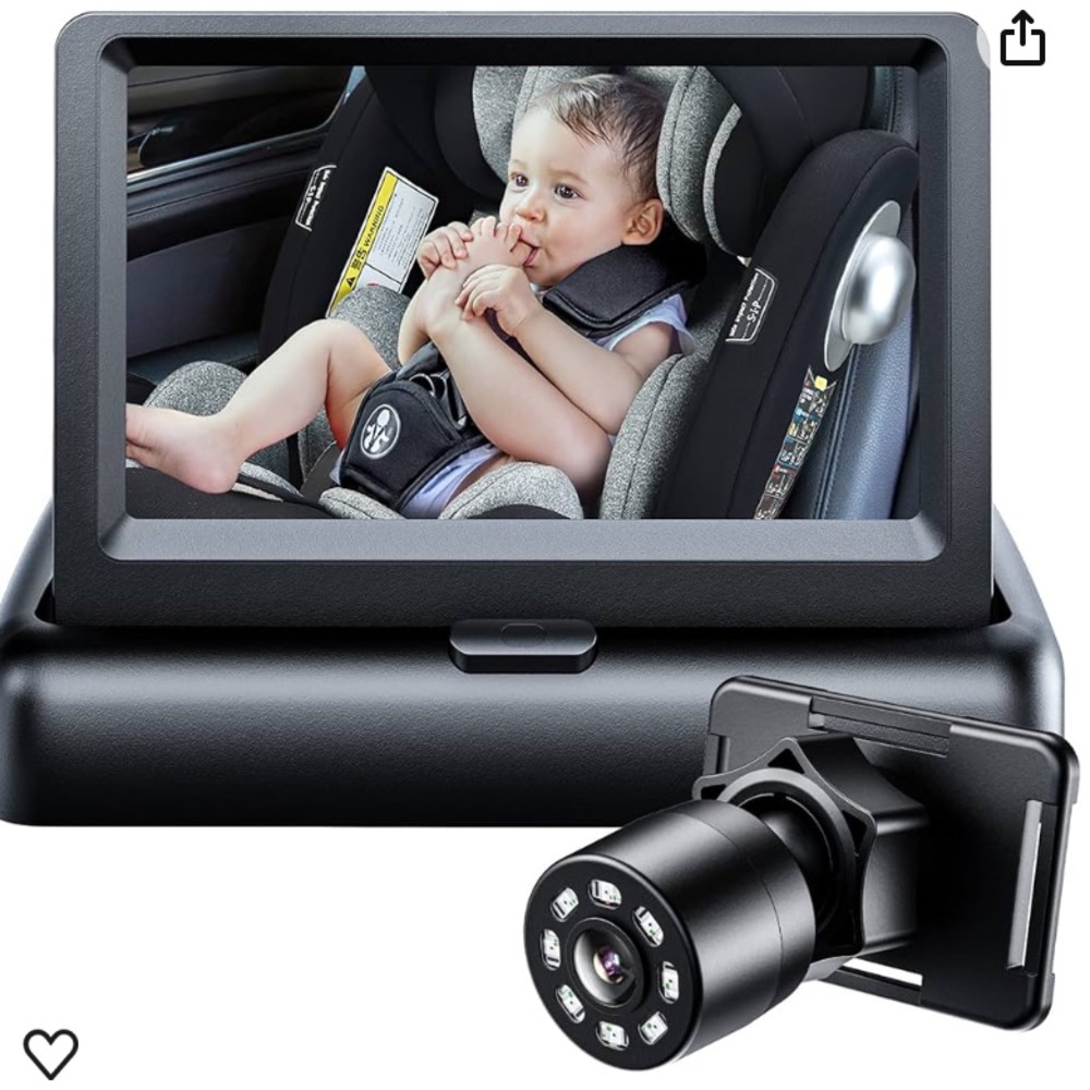 Rear view baby camera